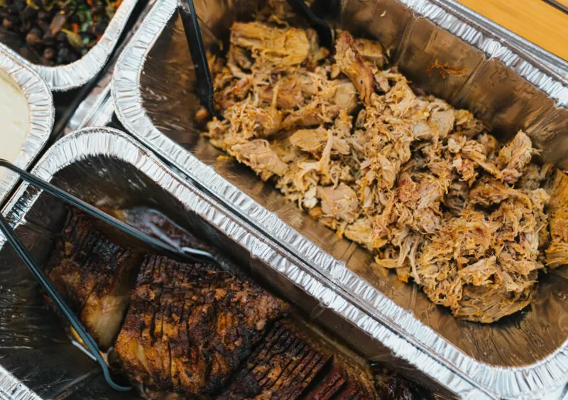 Smoky BBQ wedding catering menu from Nameless Catering