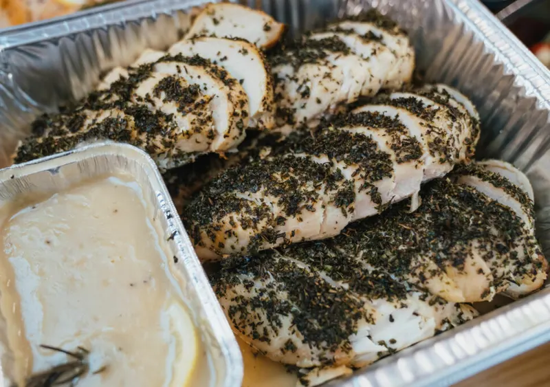 Light & Fresh wedding catering menu from Nameless Catering